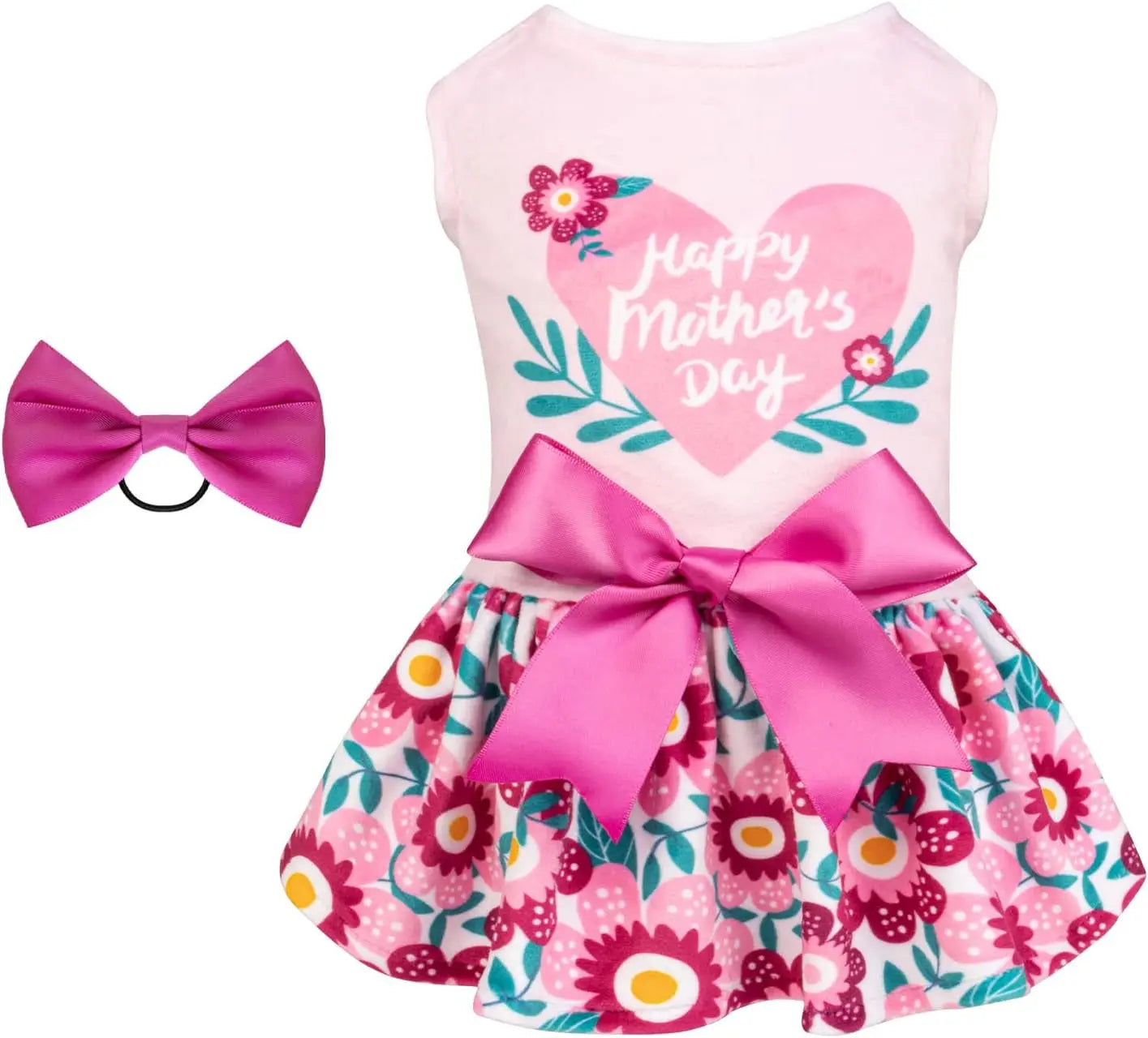 Velvet Dog Birthday and Holiday Dress For Small Dogs Puppy Holiday Skirt XXS–L Happy Mother'S Day