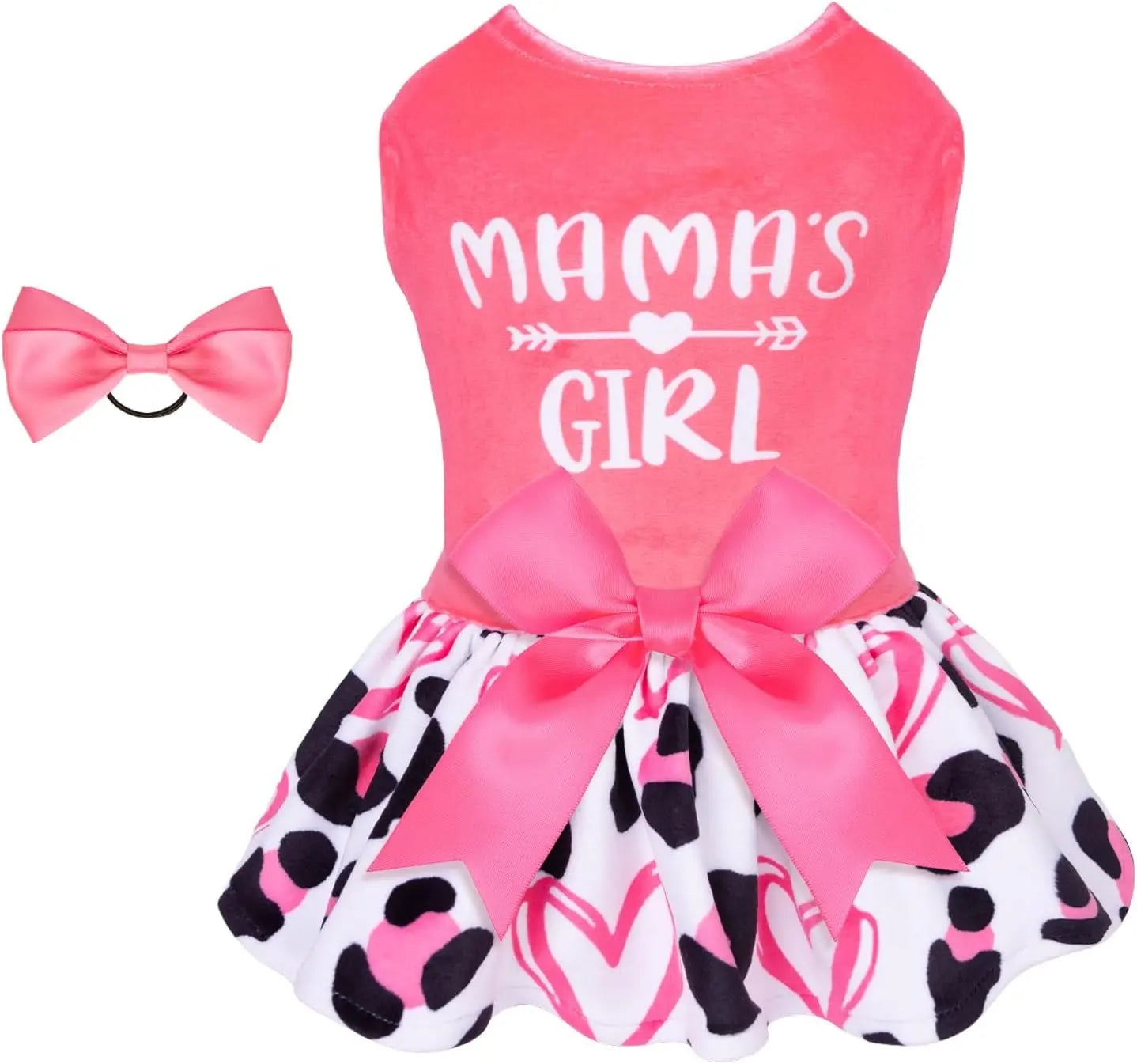 Velvet Dog Birthday and Holiday Dress For Small Dogs Puppy Holiday Skirt XXS–L Mom'S Girl
