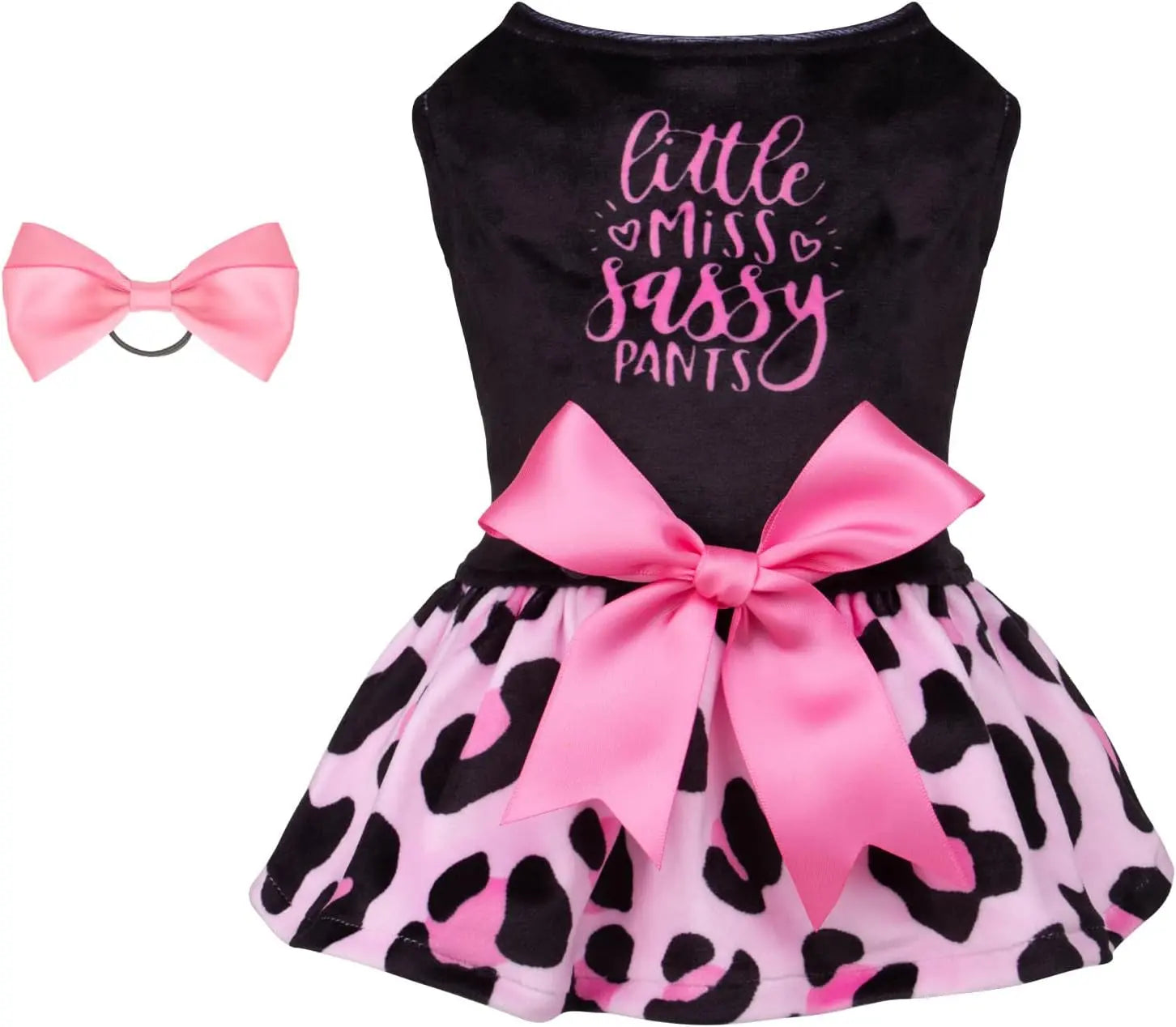 Velvet Dog Birthday and Holiday Dress For Small Dogs Puppy Holiday Skirt XXS–L Little Miss Sassy Pants