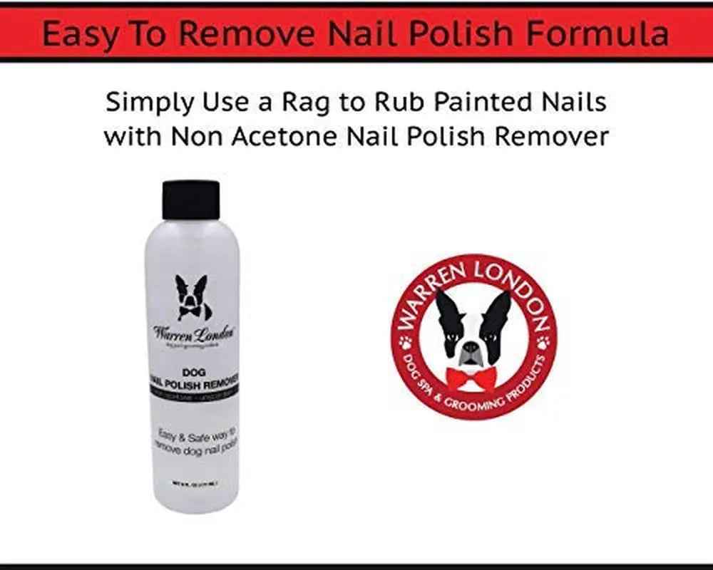Warren London Dog Nail Polish 6 Pack Bright Colors Long Lasting Coverage