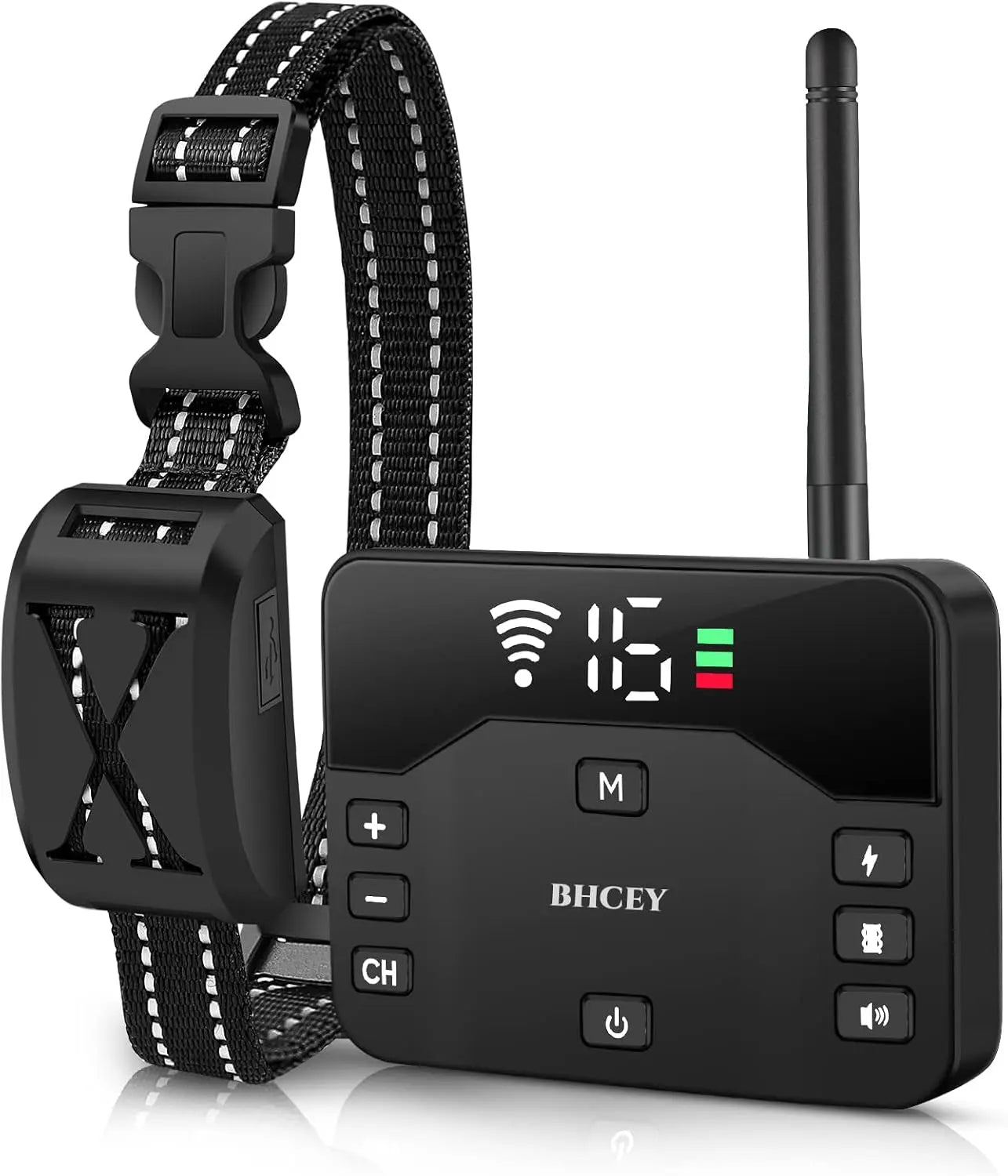 Wireless Dog Fence Training Collar System Rechargeable Waterproof up to 2 Dogs For 1 Dog