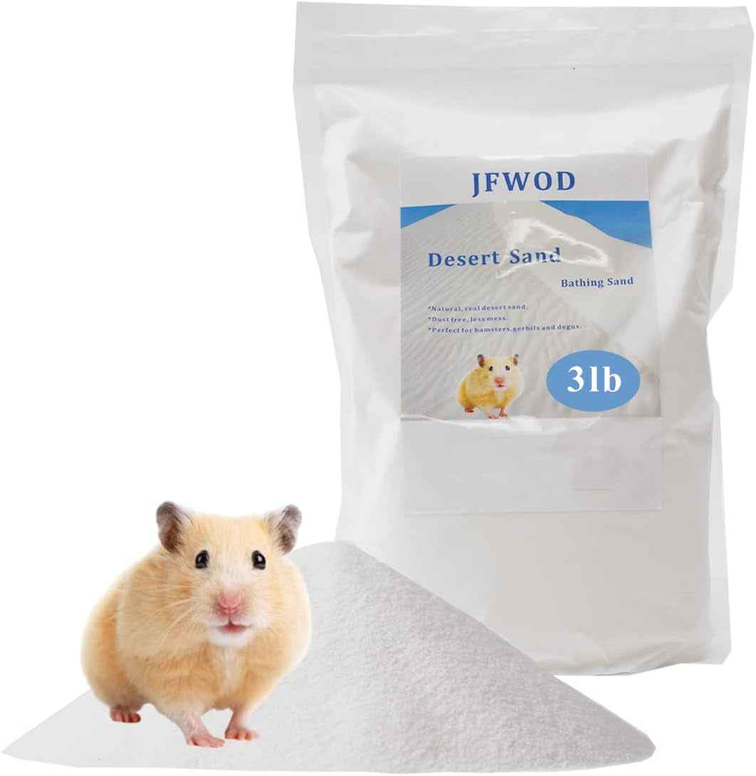 Hamster Bath Sand Dust Free Desert Small Pet Litter Chinchilla Gerbil 3lb