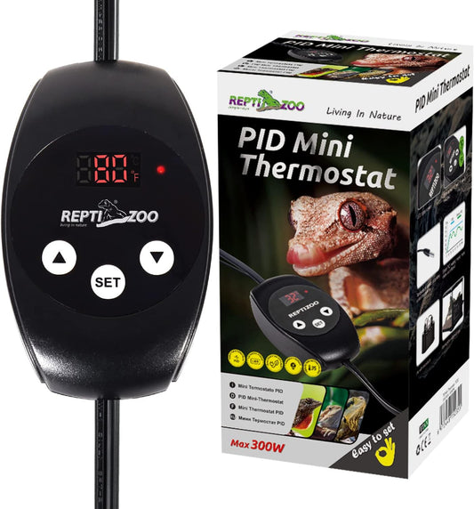 Reptile Thermostat PID Dimming Controller Digital Heat Lamp Temp Control 300W Default Title