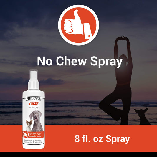 No Chew Spray for Dogs & Cats Bitter Anti Chew Training Spray 8oz