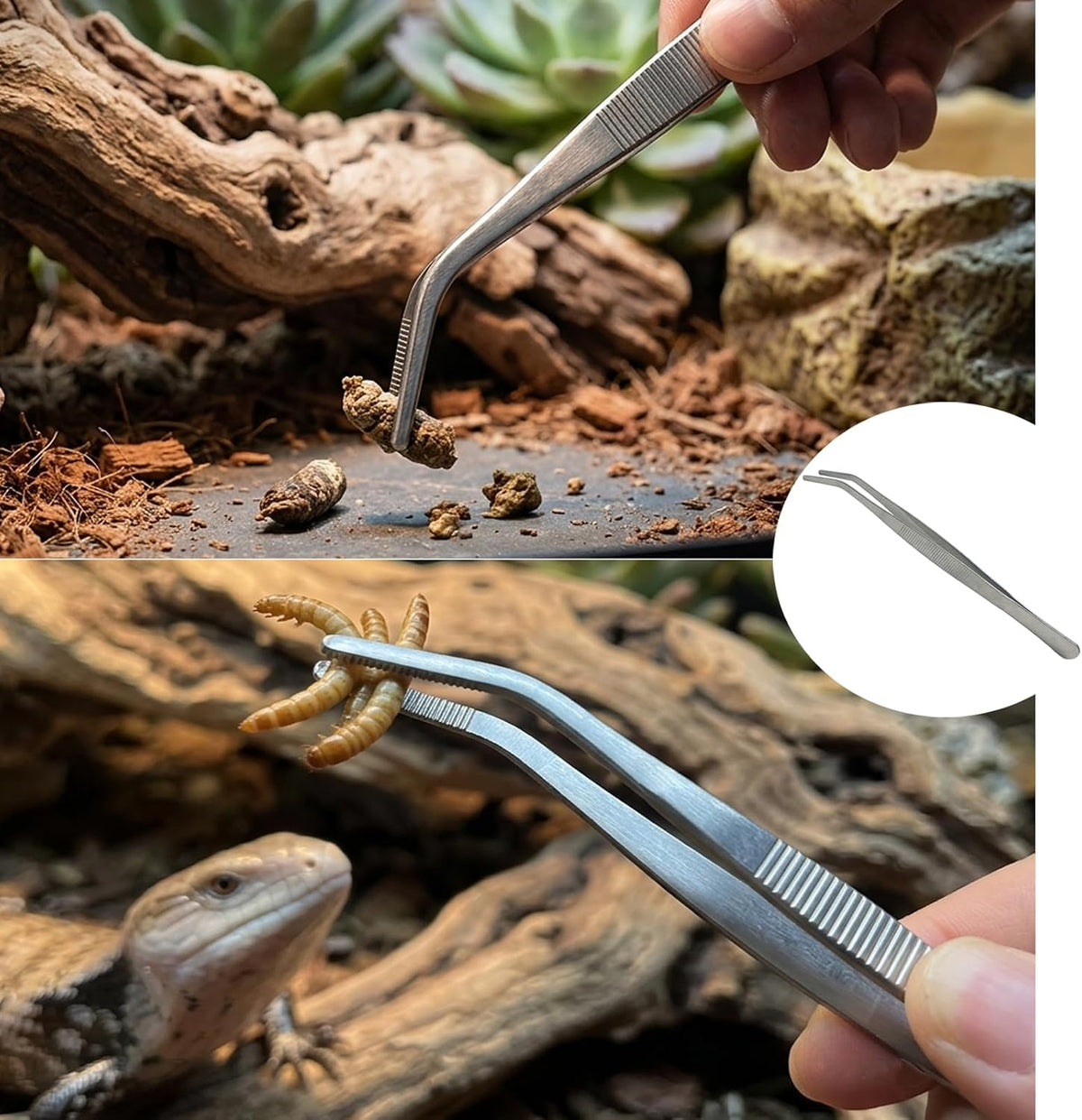 Reptile Habitat Cleaning Kit – 9-Piece Terrarium Tool Set
