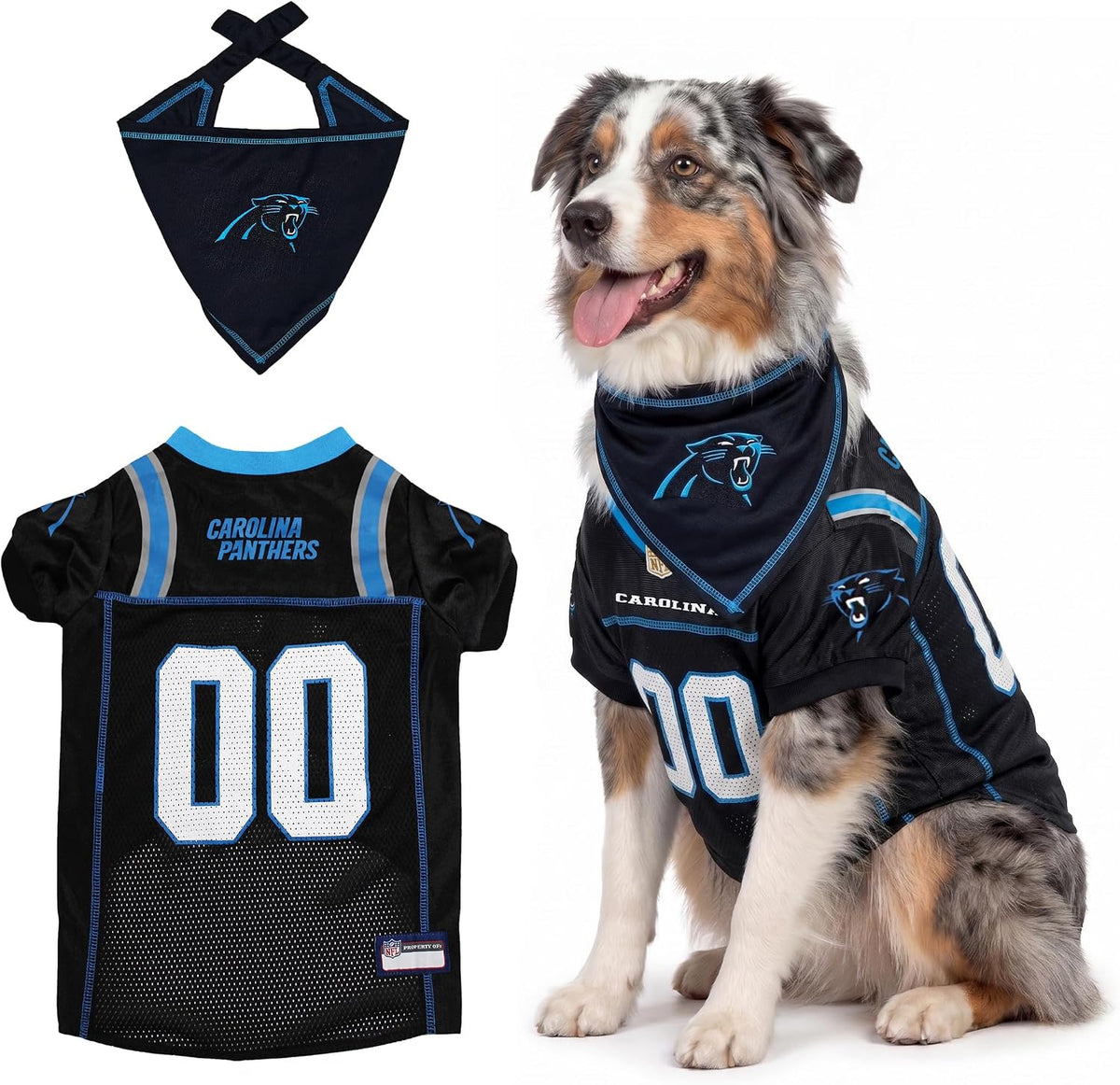 NFL Dog Jersey & Tie Bandana Set Official Pet Apparel All Teams
