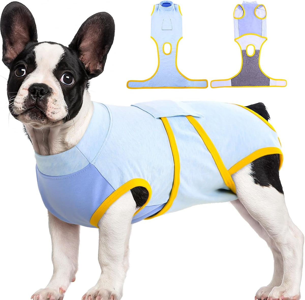 Kuoser Recovery Suit for Dogs & Cats – Soft Cotton Surgery Suit, XS–2XL
