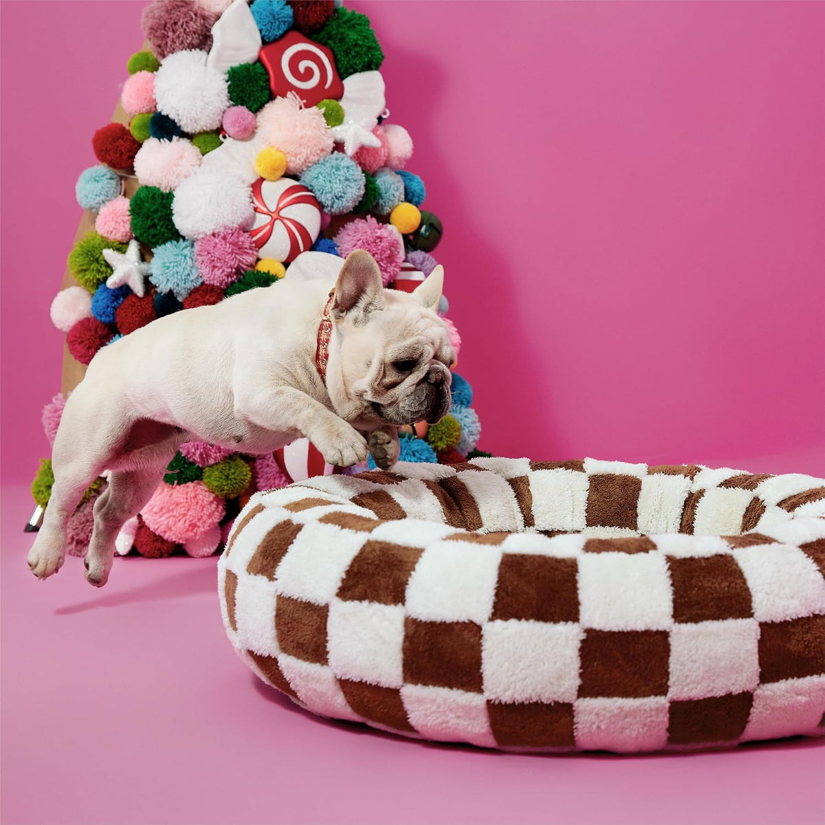 LE SURE Donut Dog Bed – 7 Sizes, 5 Patterns