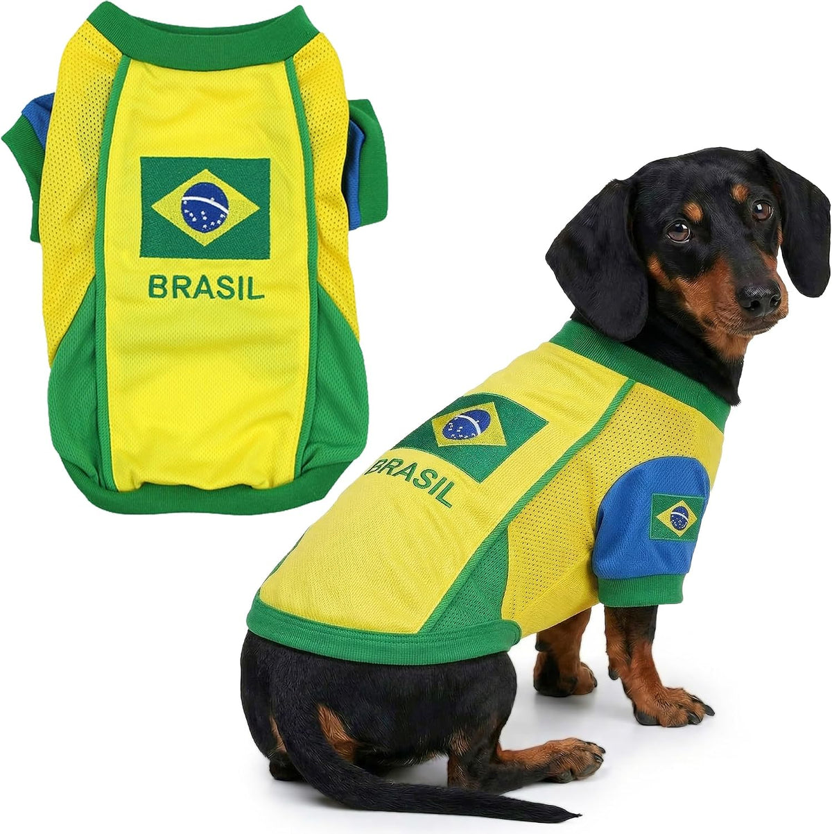 Parisian Pet Soccer Jersey for Dogs – Breathable Mesh Team Jersey, XS–5XL