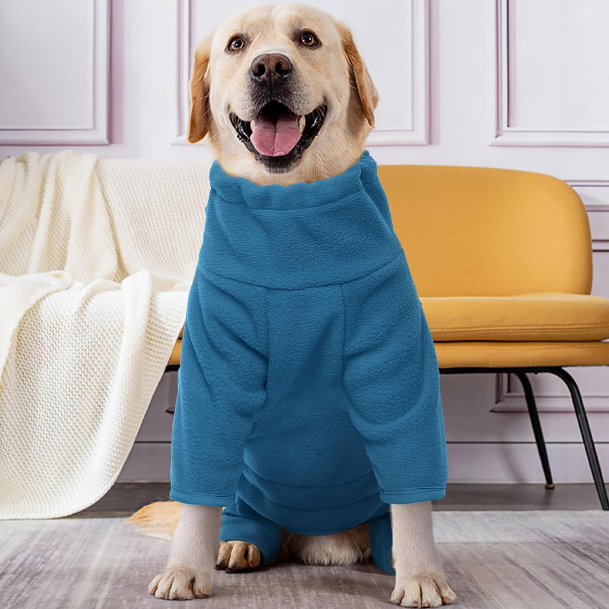 Full-Body Fleece Dog Winter Coat – 13 Patterns, XS–4XL