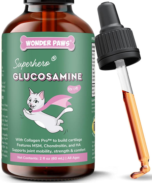 Cat Glucosamine Liquid Joint Supplement Mobility Flexibility Taurine 2oz Default Title