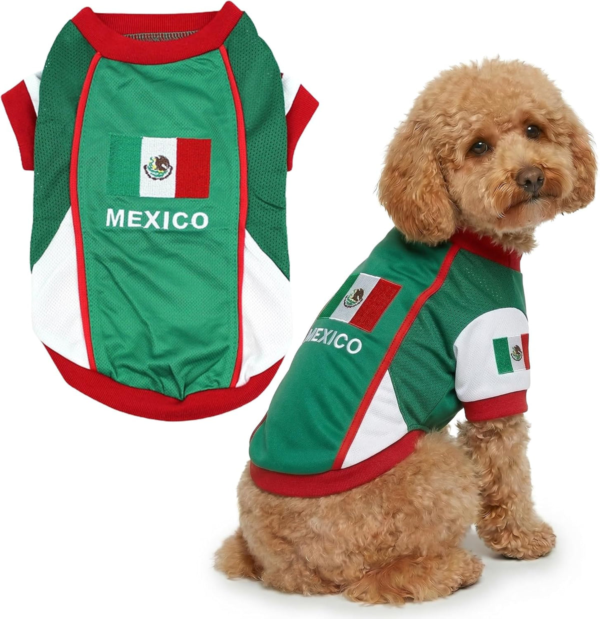 Parisian Pet Soccer Jersey for Dogs – Breathable Mesh Team Jersey, XS–5XL