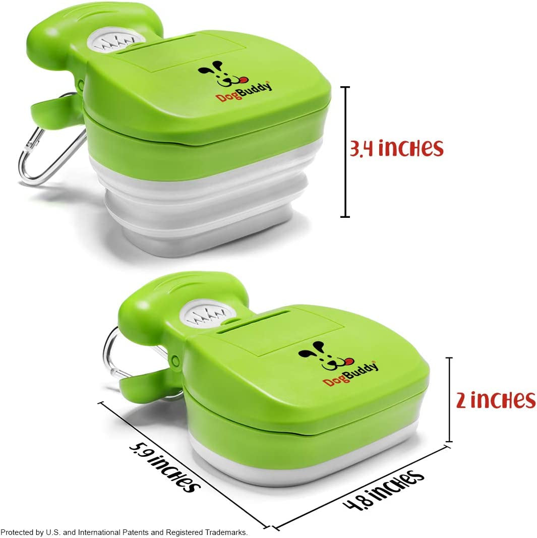 Portable Dog Pooper Scooper with Bag Holder & Leash Clip for Walks