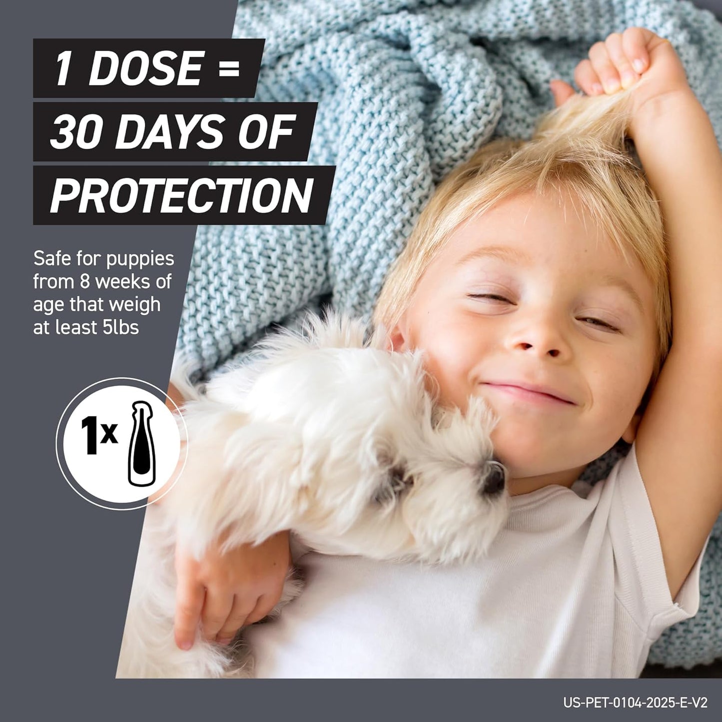 Frontline Shield Flea Tick Treatment for Dogs 5-10 lbs 3 Count