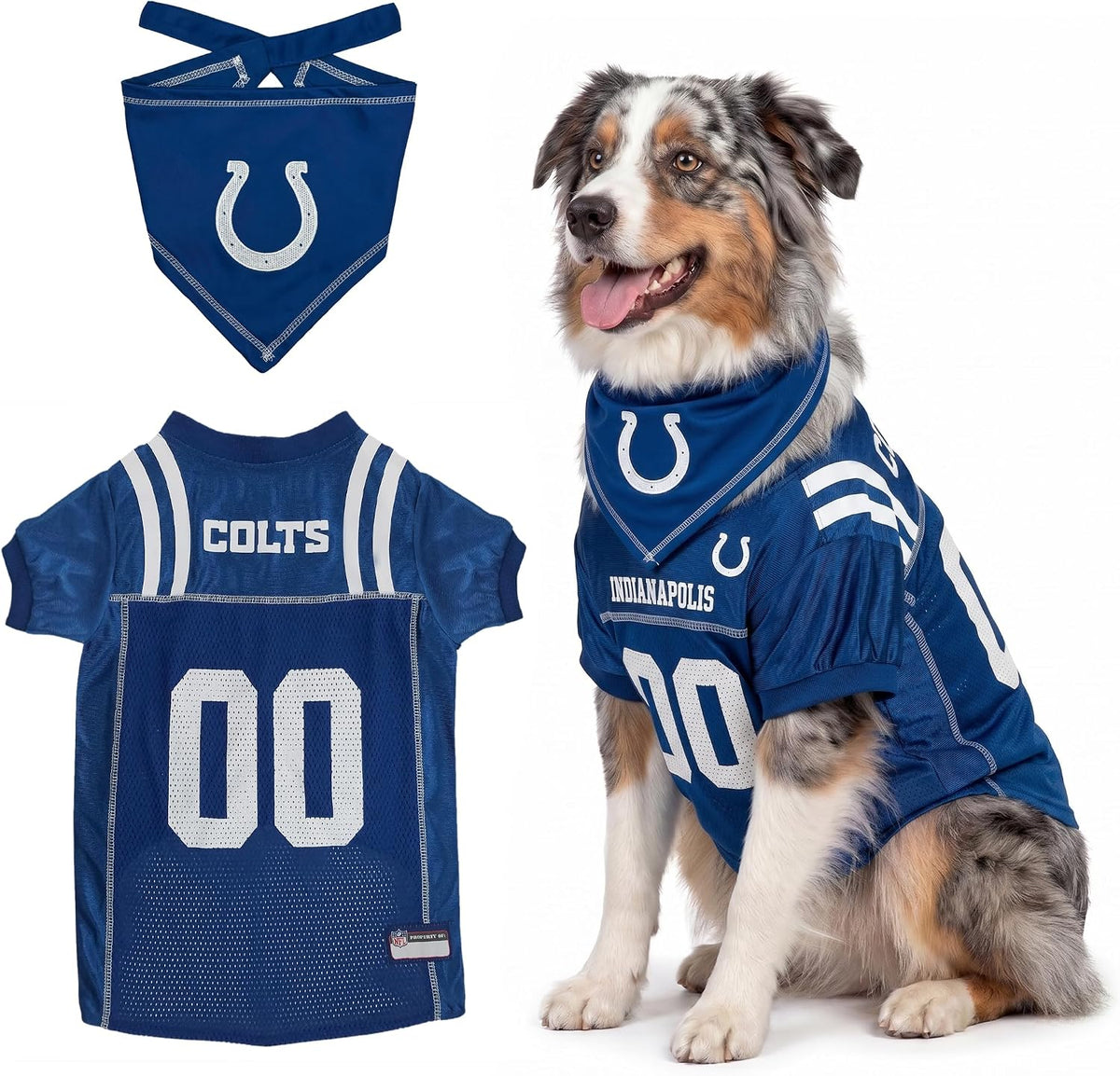 NFL Dog Jersey & Tie Bandana Set Official Pet Apparel All Teams