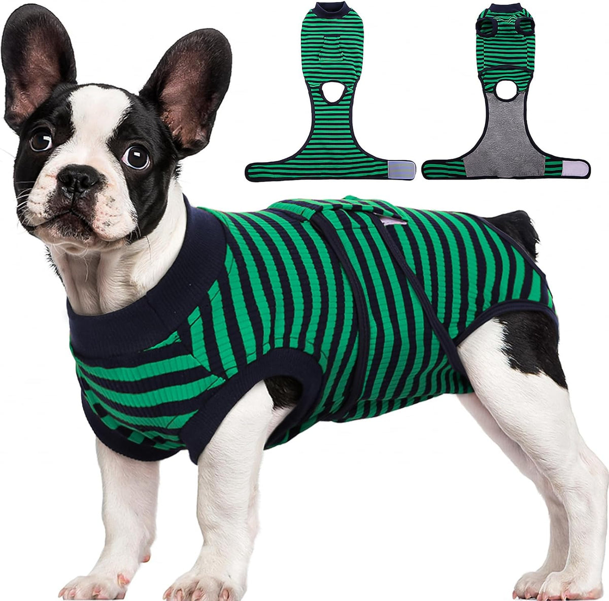 Kuoser Recovery Suit for Dogs & Cats – Soft Cotton Surgery Suit, XS–2XL