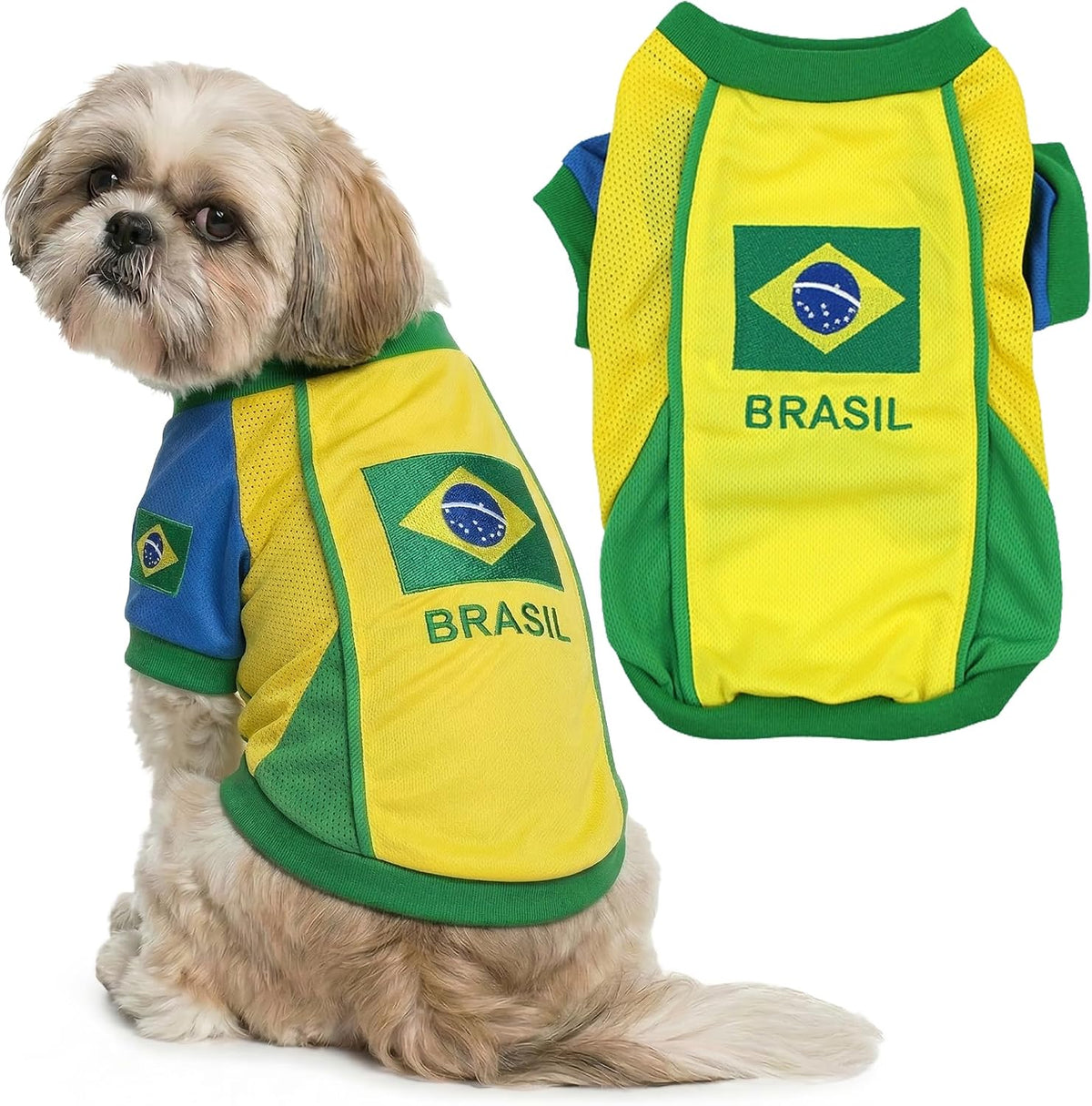 Parisian Pet Soccer Jersey for Dogs – Breathable Mesh Team Jersey, XS–5XL