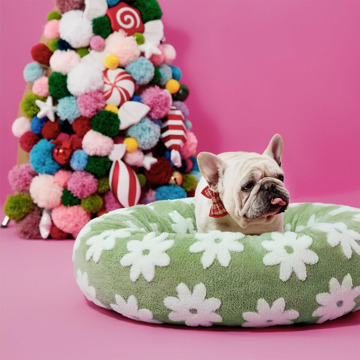 LE SURE Donut Dog Bed – 7 Sizes, 5 Patterns