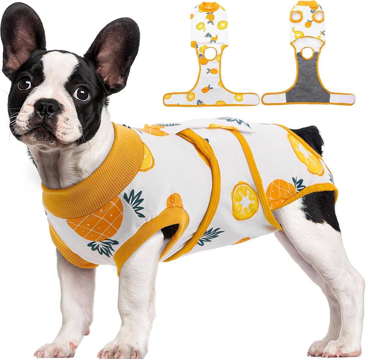Kuoser Recovery Suit for Dogs & Cats – Soft Cotton Surgery Suit, XS–2XL