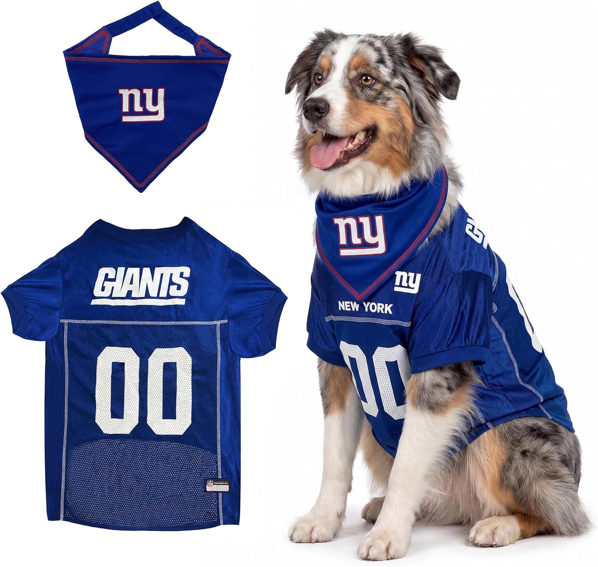 NFL Dog Jersey & Tie Bandana Set Official Pet Apparel All Teams