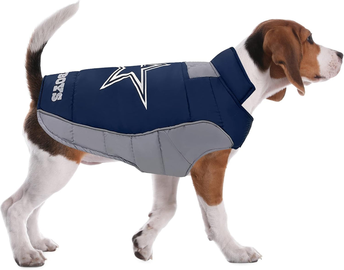 NFL Puffer Vest for Dogs & Cats – All Teams, XS–3XL