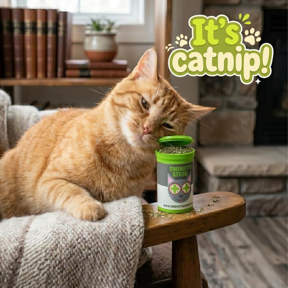 Catnip Spray & Organic Dried Catnip Bundle for Cats | USA Made Cat Training Set