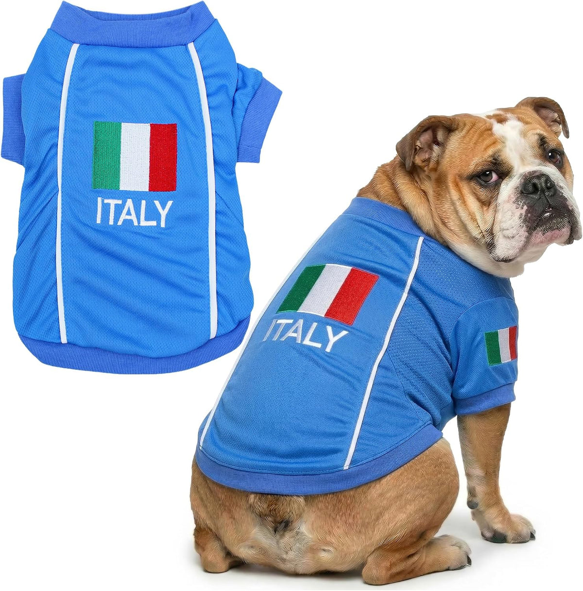 Parisian Pet Soccer Jersey for Dogs – Breathable Mesh Team Jersey, XS–5XL