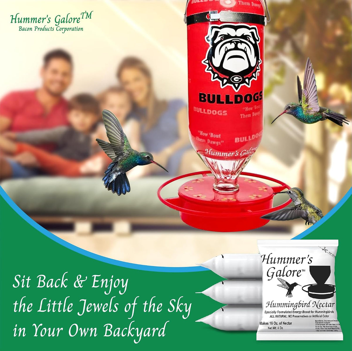 Hummer’s Galore Hummingbird Nectar Mix – Makes 64 oz