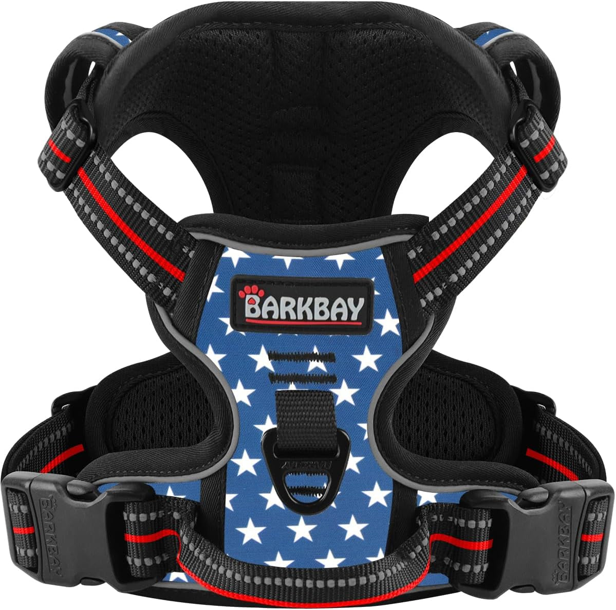 No Pull Dog Harness Adjustable Reflective Oxford Vest Small Medium Large Dogs Star X-Small