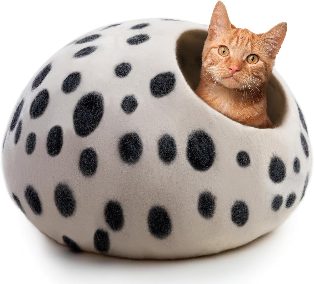 Merino Wool Cat Cave – Handmade Hideaway, 20 Styles