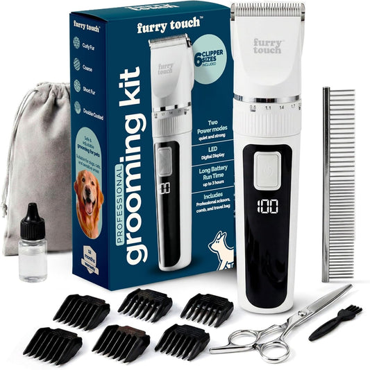 Dog Grooming Kit Cordless Clippers Quiet Strong Ceramic Blades Default Title