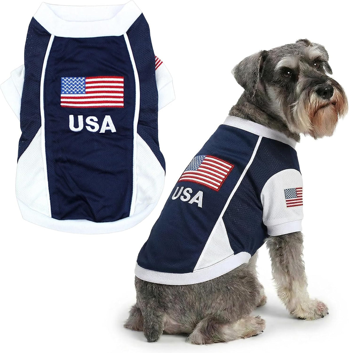 Parisian Pet Soccer Jersey for Dogs – Breathable Mesh Team Jersey, XS–5XL