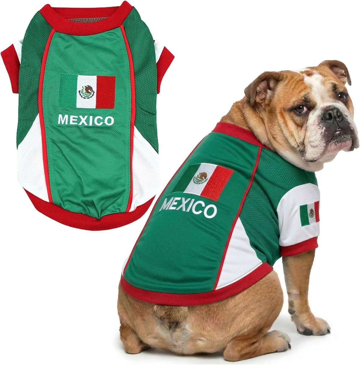 Parisian Pet Soccer Jersey for Dogs – Breathable Mesh Team Jersey, XS–5XL