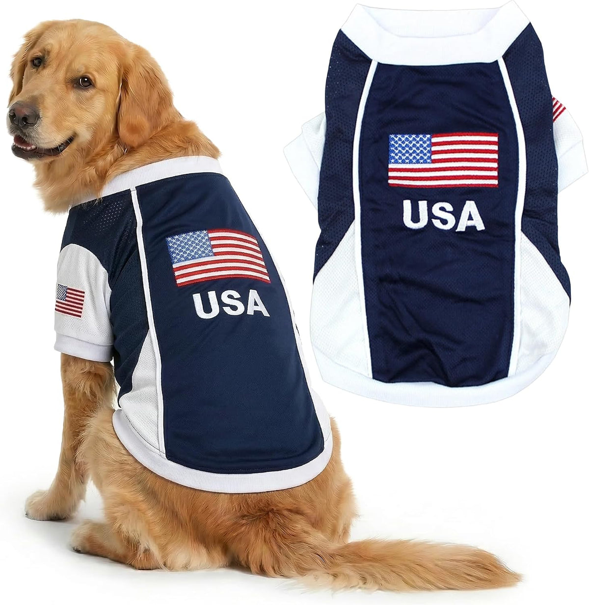 Parisian Pet Soccer Jersey for Dogs – Breathable Mesh Team Jersey, XS–5XL