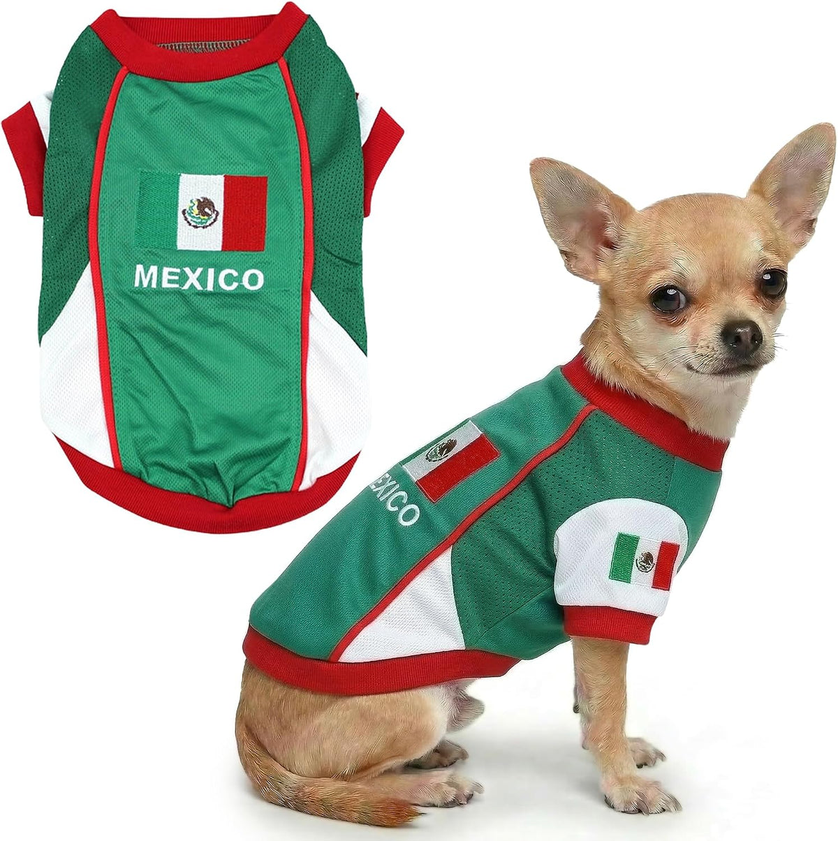 Parisian Pet Soccer Jersey for Dogs – Breathable Mesh Team Jersey, XS–5XL