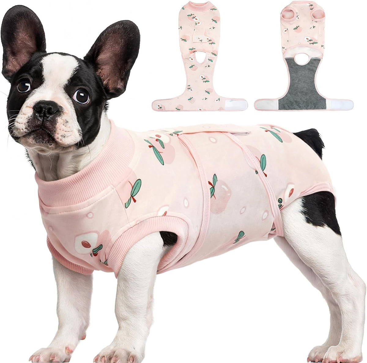 Kuoser Recovery Suit for Dogs & Cats – Soft Cotton Surgery Suit, XS–2XL
