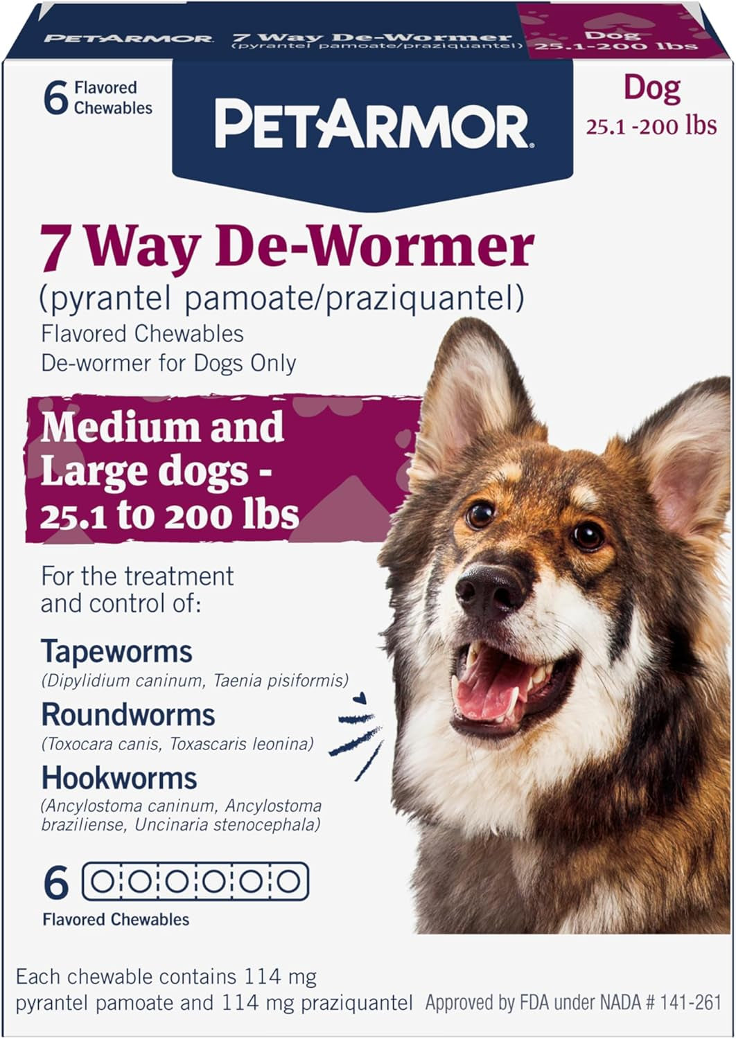 PetArmor Dog Dewormer | 7 Way Chewables & Sure Shot 2X Liquid