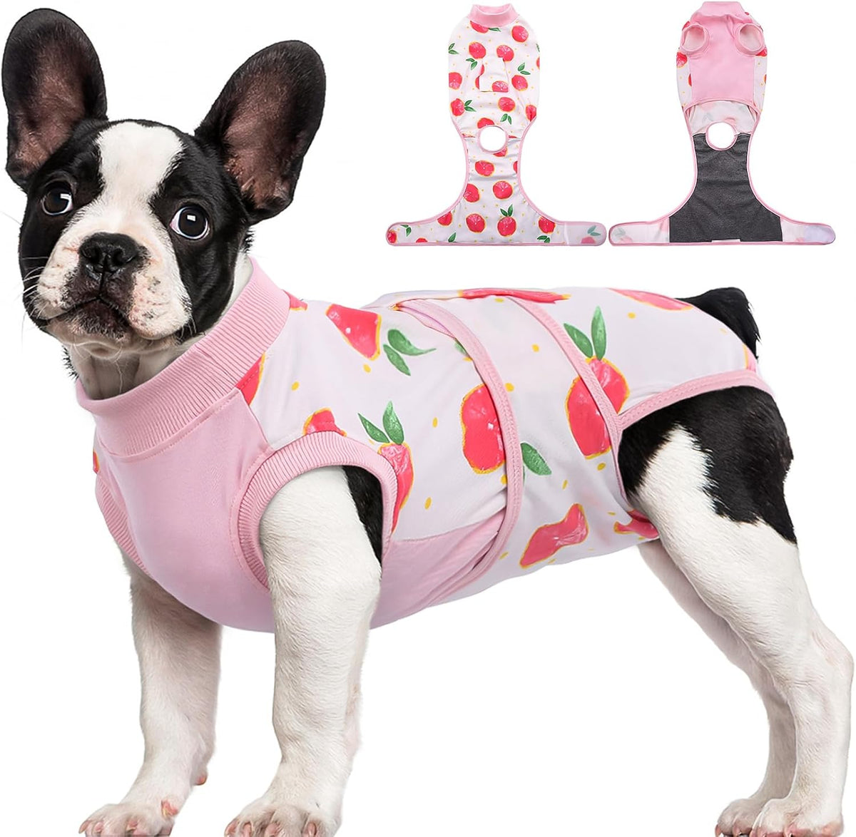 Kuoser Recovery Suit for Dogs & Cats – Soft Cotton Surgery Suit, XS–2XL