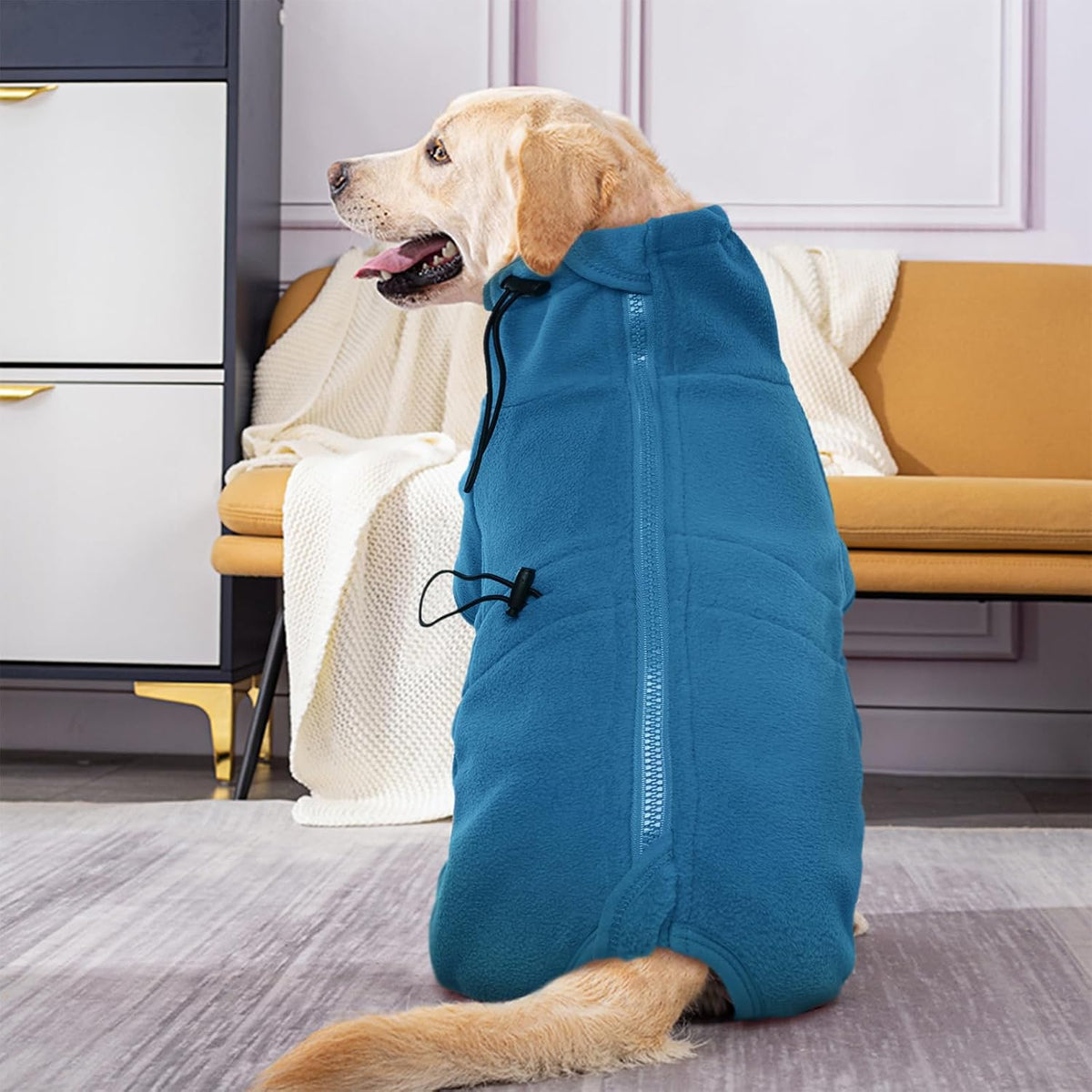 Full-Body Fleece Dog Winter Coat – 13 Patterns, XS–4XL