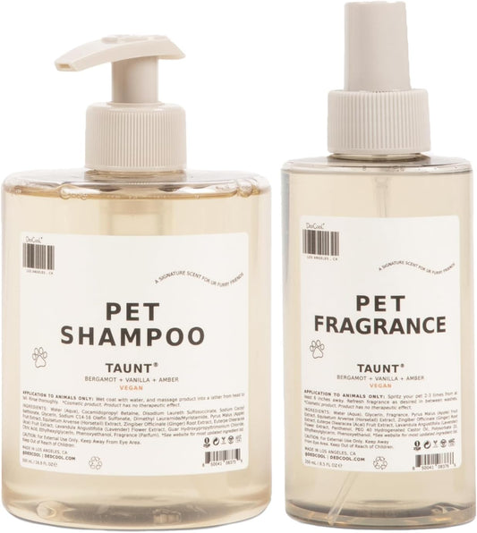DedCool Luxury Dog Grooming Bundle – Shampoo & Fragrance Mist