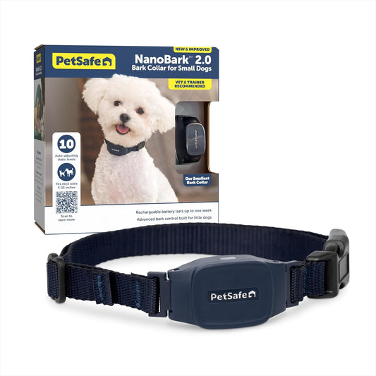 PetSafe NanoBark 2.0 Bark Collar for Small Dogs Rechargeable Waterproof Default Title