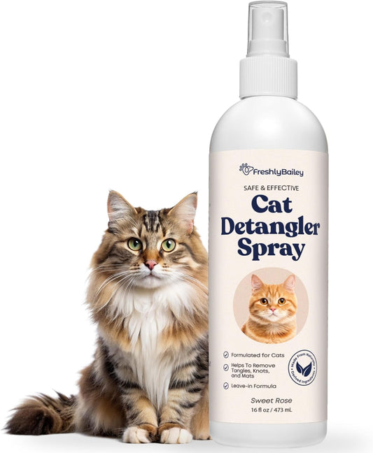 Cat Detangling Spray Leave In Conditioner for Soft Shiny Coats 16oz Default Title